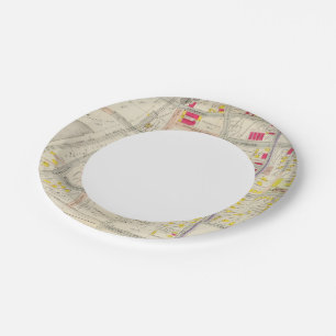 Yonkers Map Atlas Paper Plate