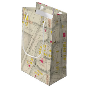 Yonkers Map Atlas Small Gift Bag