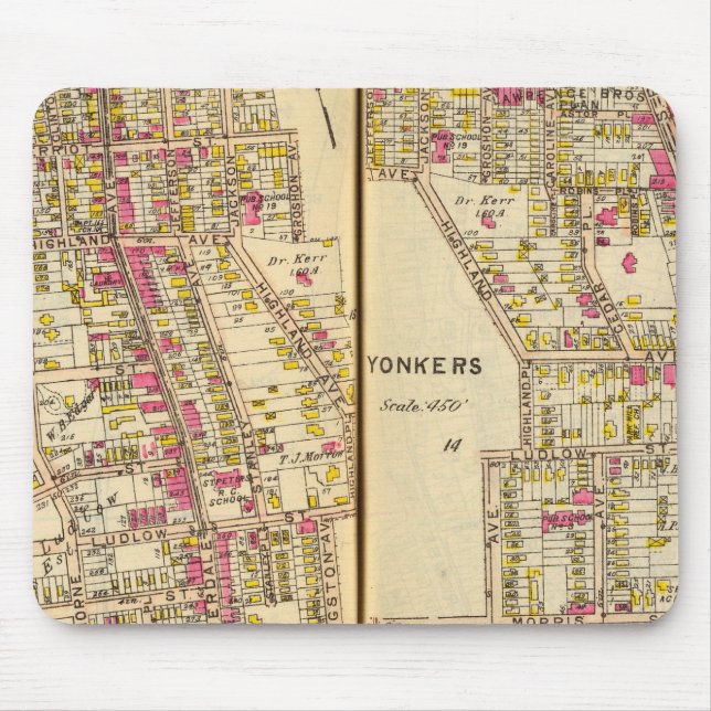 Yonkers, New York 11 Mouse Mat (Front)
