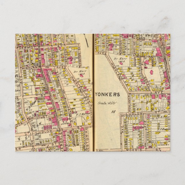 Yonkers, New York 11 Postcard (Front)