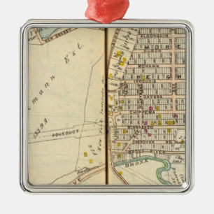 Yonkers, New York 13 Metal Tree Decoration