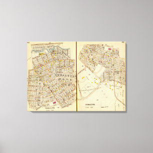 Yonkers, New York 14 Canvas Print