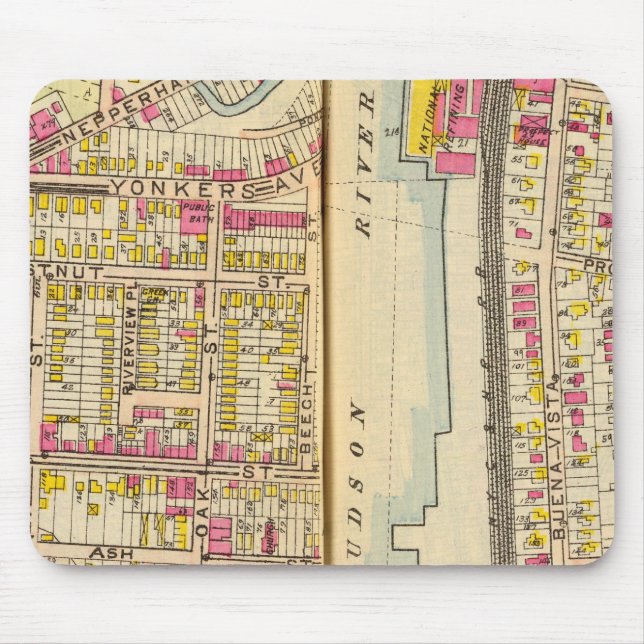 Yonkers, New York 14 Mouse Mat (Front)
