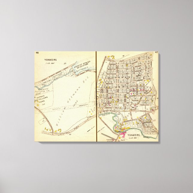 Yonkers, New York 16 Canvas Print (Front)