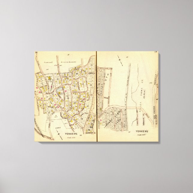 Yonkers, New York 2 Canvas Print (Front)