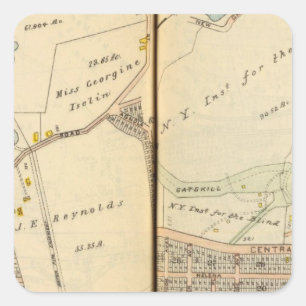 Yonkers, New York 2 Square Sticker