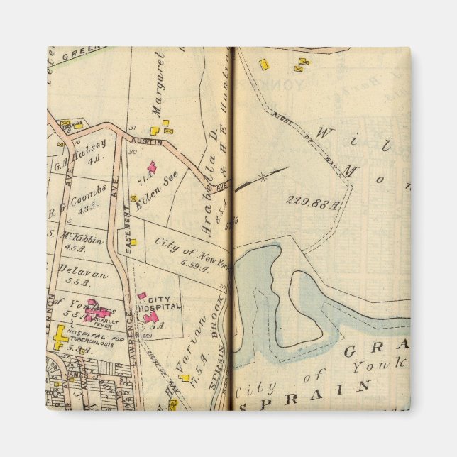 Yonkers, New York 9 Magnet (Front)