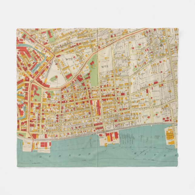 Yonkers New York Fleece Blanket (Front (Horizontal))