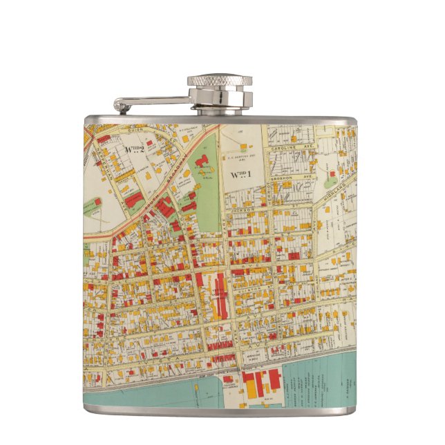 Yonkers New York Hip Flask (Front)
