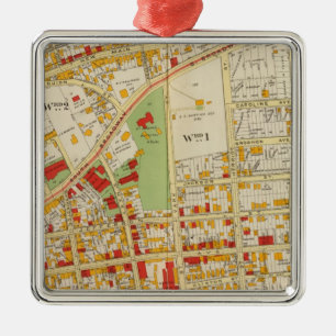Yonkers New York Metal Tree Decoration