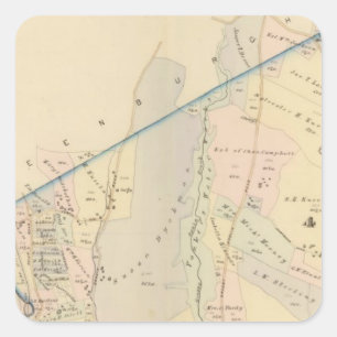 Yonkers wards 3-4, New York Square Sticker