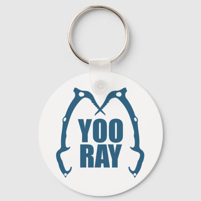 Yoo Ray (Ouray) Ice Climbing Key Ring (Front)