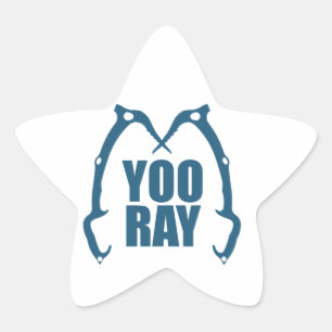 Yoo Ray (Ouray) Ice Climbing Star Sticker