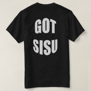 Yooper Got Sisu Black T-shirt
