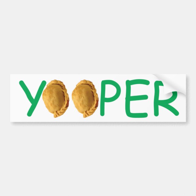 Yooper - Pasties Bumper Sticker (Front)