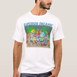 Yooper T-Shirt Featuring Lake Superior Cartoon