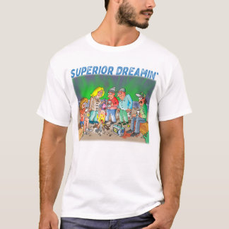 Yooper T-Shirt Featuring Lake Superior Cartoon