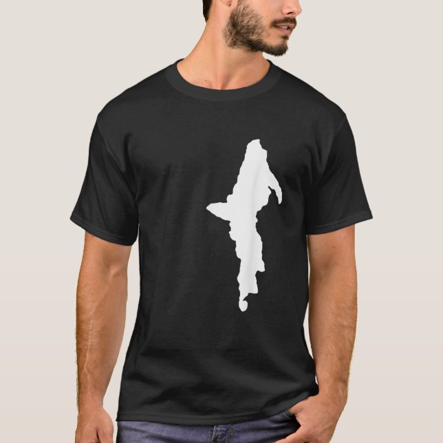 Yooper  Upper Peninsula of Michigan White T-Shirt (Front)