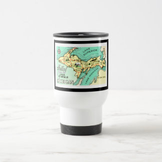 Yooper Vintage Postcard Travel Mug