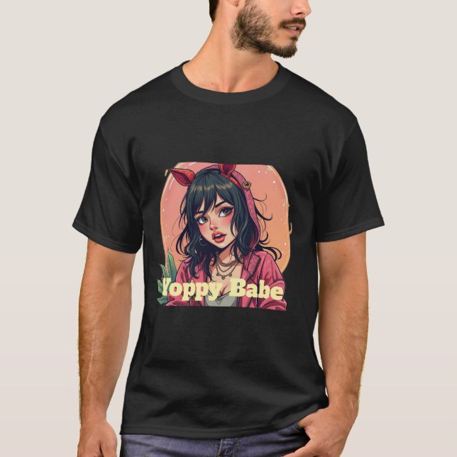 Yoppy Babe Design T-Shirt (Front)