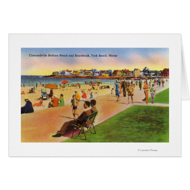 York Beach View of Concordville Beach & (Front Horizontal)