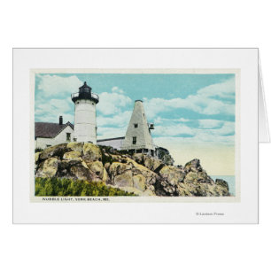 York Beach View of the Nubble Lighthouse