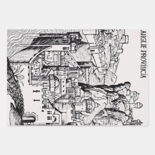 York cathedral city in North Yorkshire Wrapping Paper Sheet