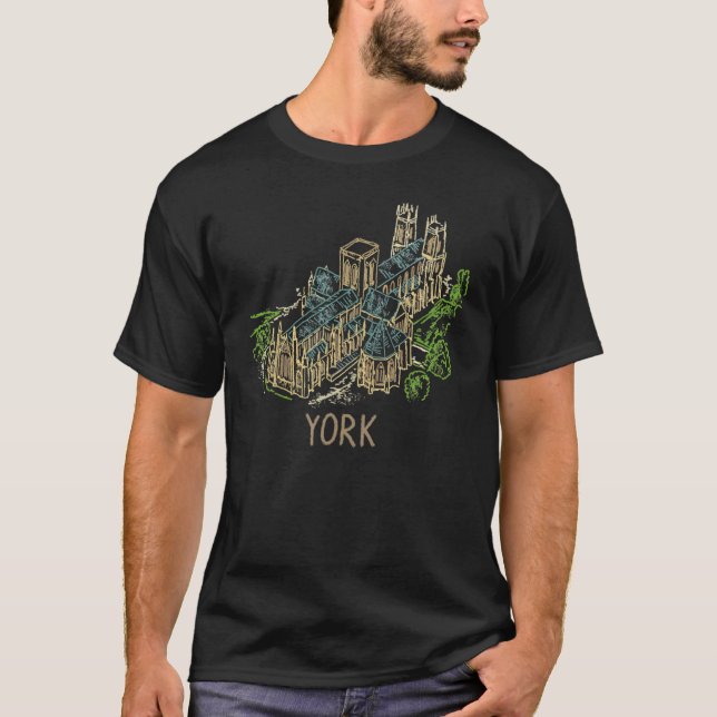 York City England UK souvenir   for men women T-Shirt (Front)