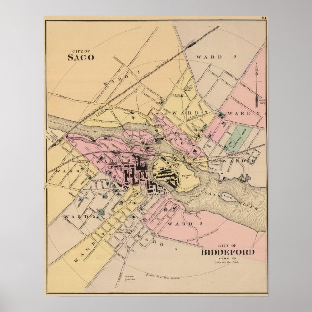 York County, Maine Poster (Front)