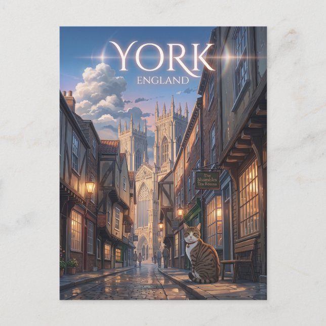 York England Postcard (Front)
