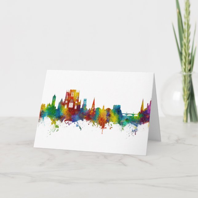 York England Skyline Card (Front)