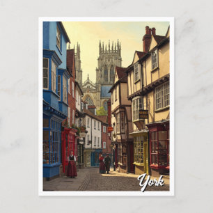 York England Travel Postcard