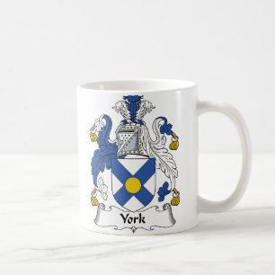 York Family Crest Coffee Mug
