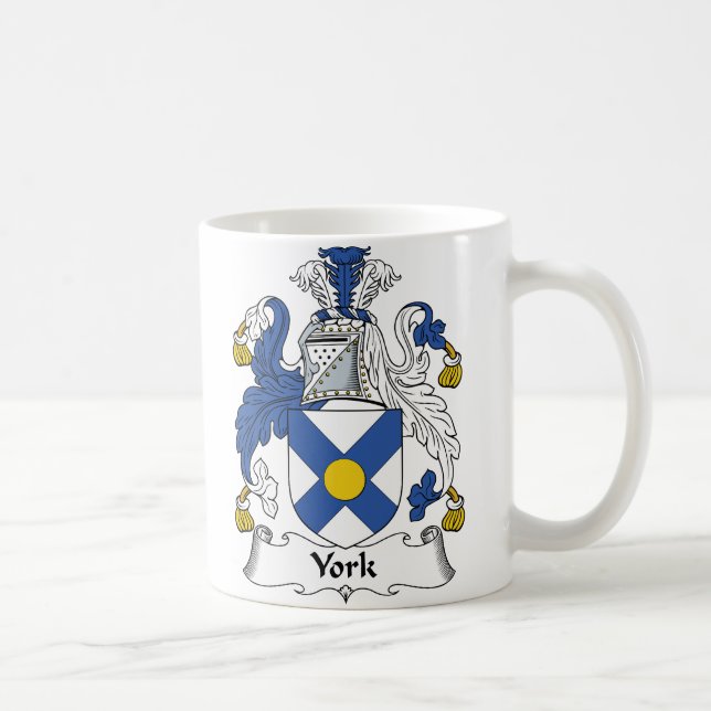 York Family Crest Coffee Mug (Right)