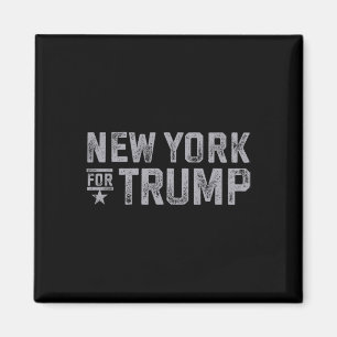 York For Trump 2024 New Yorkers Love Heart Trump  Magnet