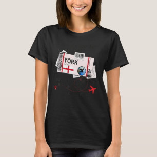 York Girl  York Boarding Pass  York T-Shirt