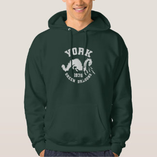 York Green Dragons 1976 Hooded Sweatshirt - Green