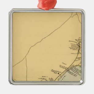 York Harbour, York Beach Metal Tree Decoration