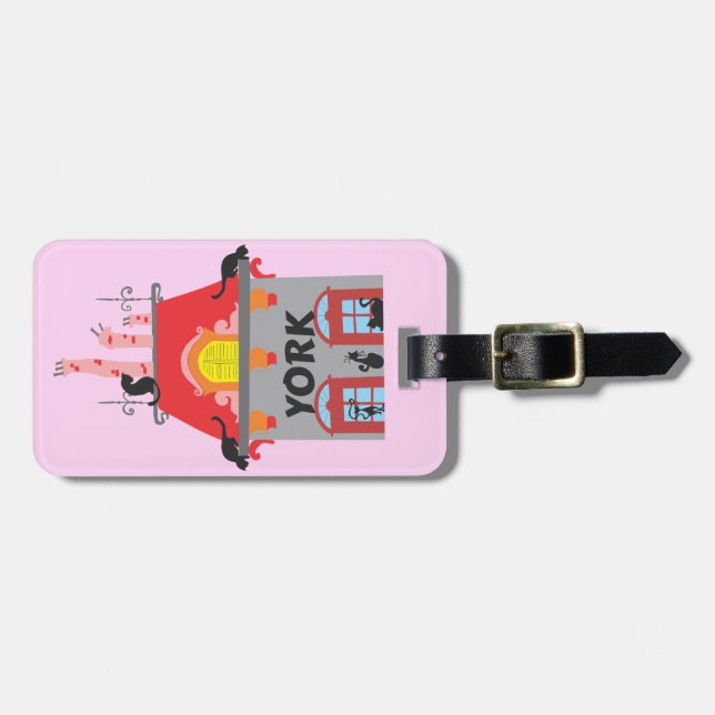 York Luggage Tag (Front Horizontal)