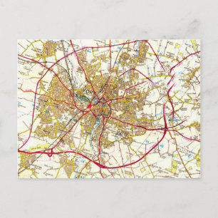 York Map Postcard