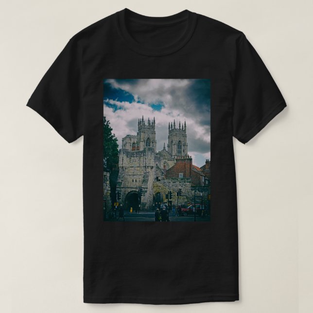York Minster and Bootham Bar (1) T-Shirt (Design Front)