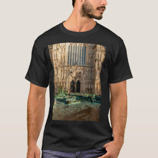 York Minster (Cathedral) and model in foreground L T-Shirt