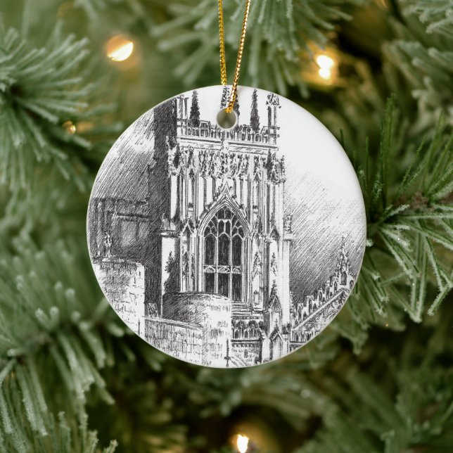 York Minster - Ceramic Tree Decoration (Tree)