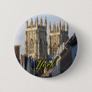 York Minster England 6 Cm Round Badge