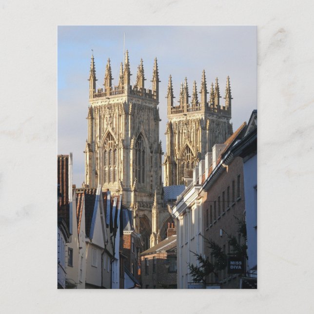 York Minster England Postcard (Front)