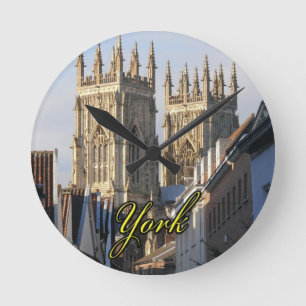York Minster England Round Clock