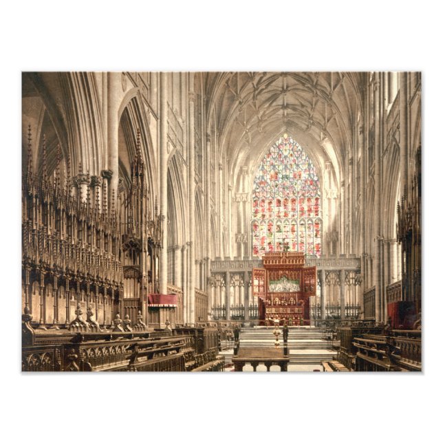 York Minster, York, Yorkshire, England Photo Print (Front)