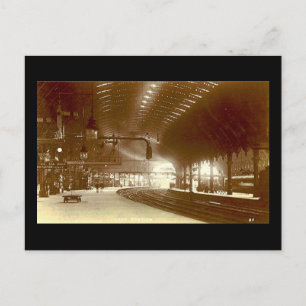 York Railway Station Postcard