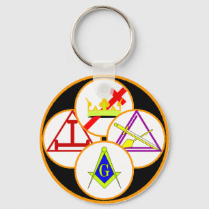 York Rite Mason Key Ring