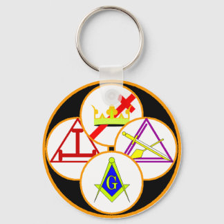 York Rite Mason Key Ring